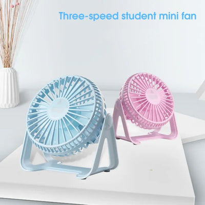 360°rotating mini fan Desktop Fan for Home Office or Travel usb ventilation fan air conditioner