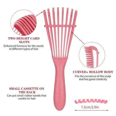 Curly Hair Detangling Brush for Women and Men Scalp Massage Comb Hair Brush Detangler Salon