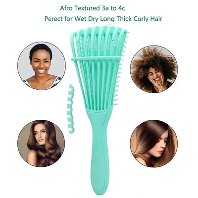 Curly Hair Detangling Brush for Women and Men Scalp Massage Comb Hair Brush Detangler Salon