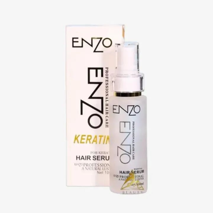 Enzo Professional Keratin Hair Serum for frizzy softness and dry deep nourish Beauty Care enzo hair serum for Men Women 100ml