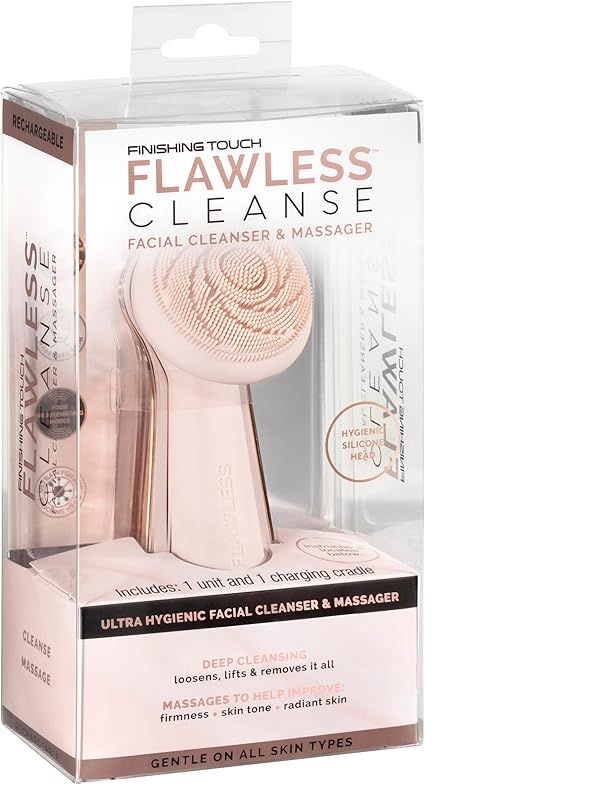 Finishing Touch Flawless Cleanse rechargeable silicon facial cleanser massager