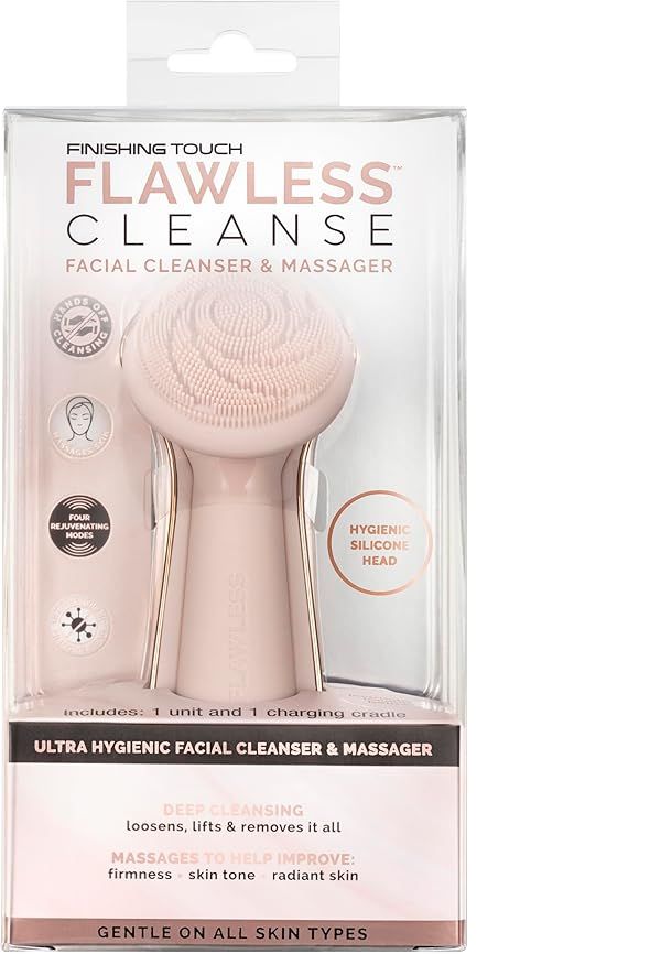 Finishing Touch Flawless Cleanse rechargeable silicon facial cleanser massager