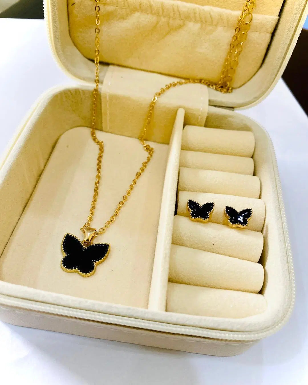 Gold Plated Pendant Set