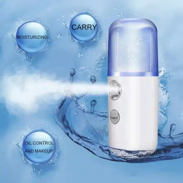 Mini Nano Face Steamer Or Sprayer Rechargeable (random Color)