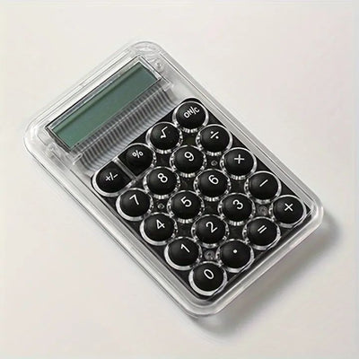 Student Calculator LCD Display Large Screen Silicone Buttons 8-digit Handhed Study Electronic Calculator School Supplies