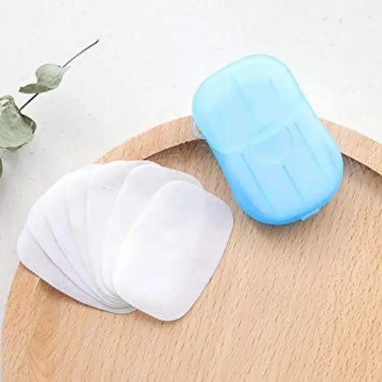 Travel Soap Outdoor Portable Mini Paper Soap Paper Washing Hand Bath Clean Scented Slice Sheets Good for Camping BBQ Hiking Travel or Any Outdoor Activity 1Peace