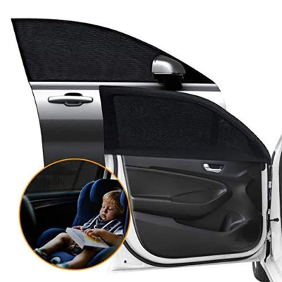 Universal Car Window Shades Side Window Shade For Car Breathable Mesh Car Rear Window Sunshades Protects From Sun Glare And Uv Rays 4Pcs