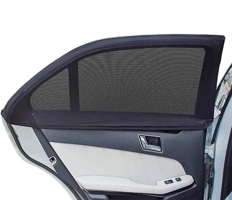 Universal Car Window Shades Side Window Shade For Car Breathable Mesh Car Rear Window Sunshades Protects From Sun Glare And Uv Rays 4Pcs